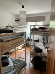 shared bunkbed room psilocybin mushroom retreat portugal