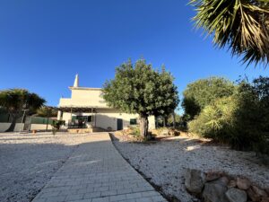 front view of a large villa algarve portugal